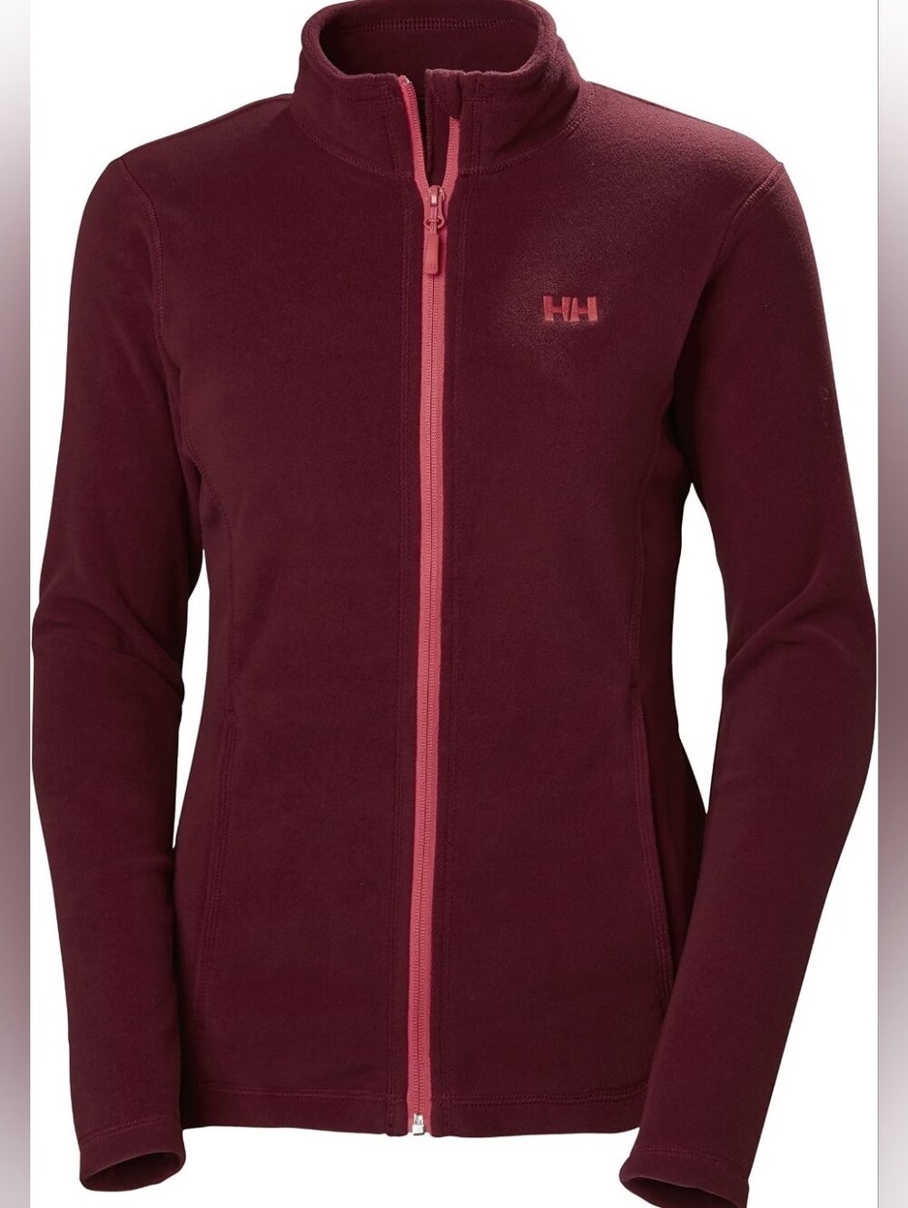 Helly Hansen Women’s Daybreaker Fleece Jacket Burgundy Pink Full Zip Size XL
